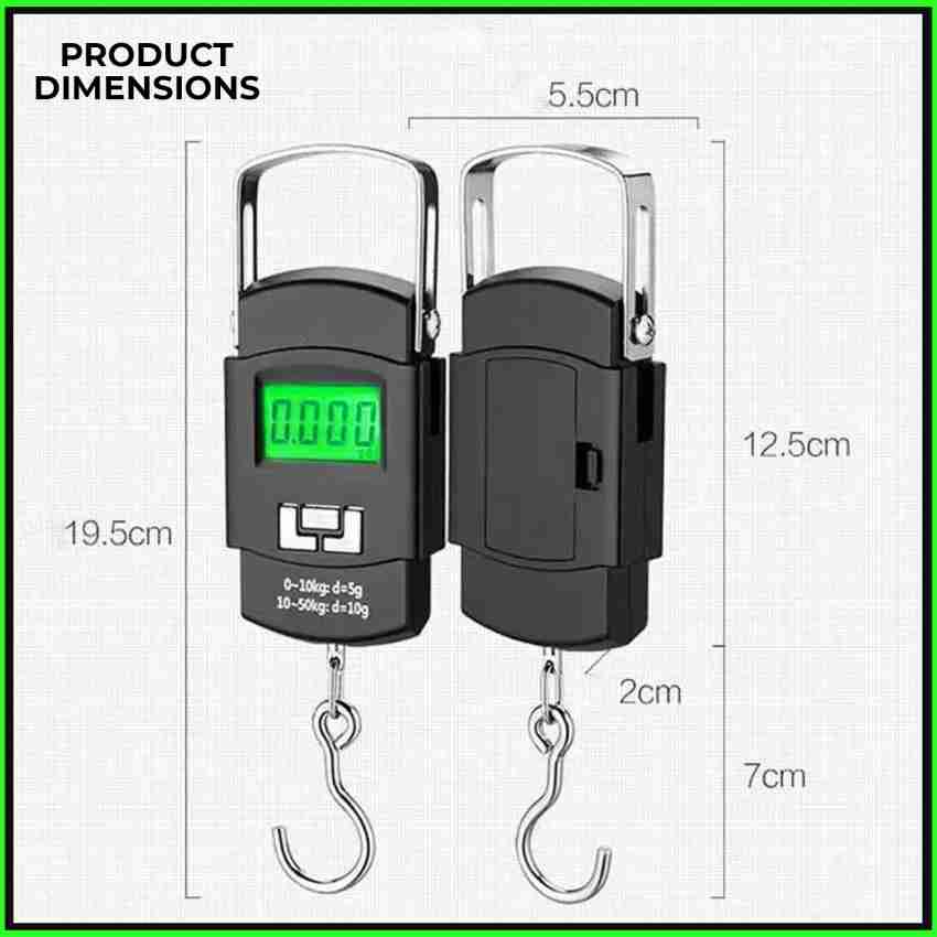 Doolland Fishing Scale Portable Have Hook And Light Quality Electronics New Weight Tool Button With Tape Measure