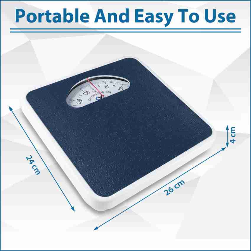 GVC Iron Analog Weight Machine - Manual Weighing Scale (Upto 120Kg