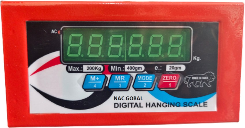 Nac Global 200kg Mini Crane Scale Weight Machine for luggage Agriculture  Fishing Scrap Weighing Scale Price in India - Buy Nac Global 200kg Mini  Crane Scale Weight Machine for luggage Agriculture Fishing