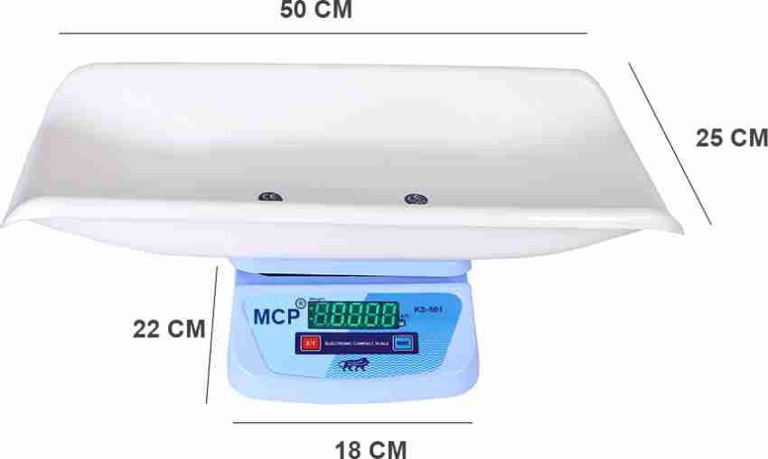 Digital Baby Weighing Scale With Tray For Newborn Baby And Kitchen