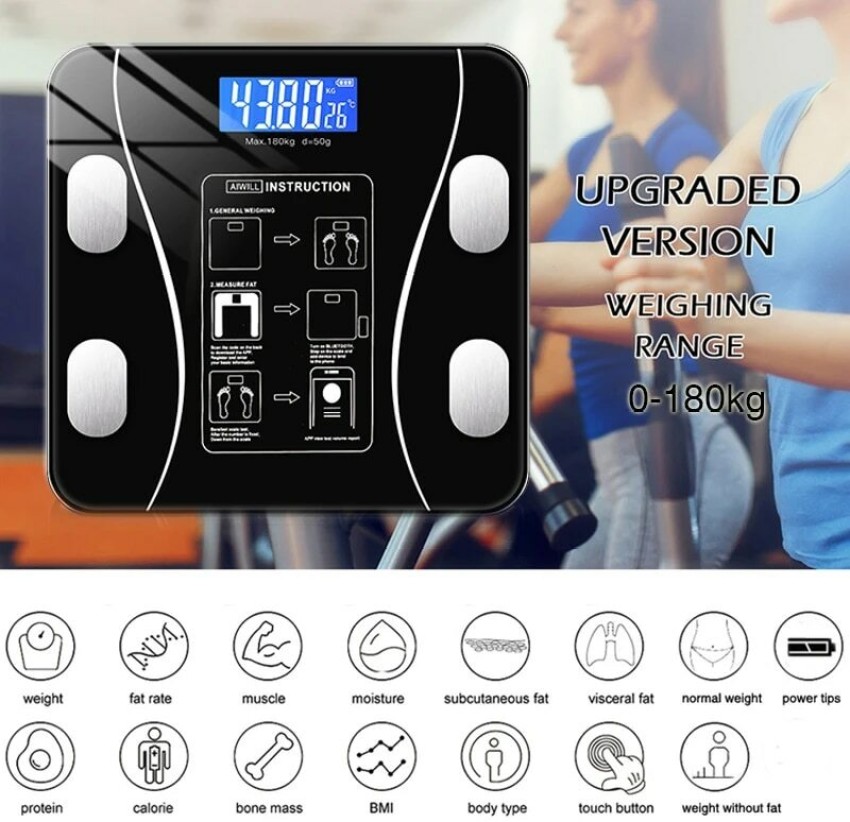 Hot Bathroom Body Fat bmi Scale Digital Human Electronic Smart