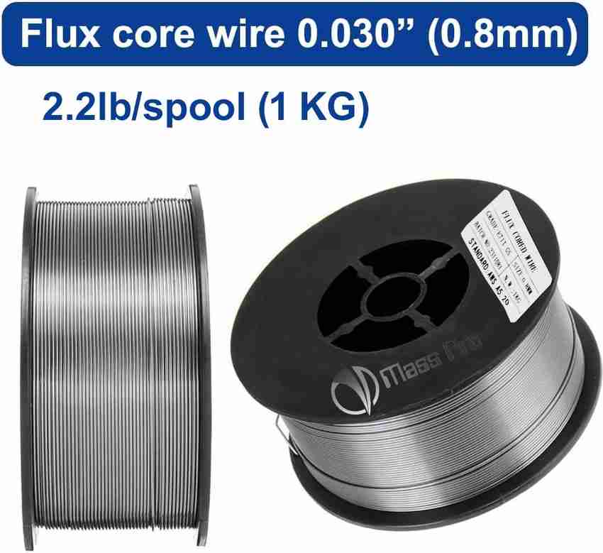 Mass Pro 1KG MIG Welder Flux Core Welding Wire 0.8mm E71T GS GASLESS FOR MIG Machine Inverter Welding Machine Price in India Buy Mass Pro 1KG MIG Welder Flux Core Welding Wire