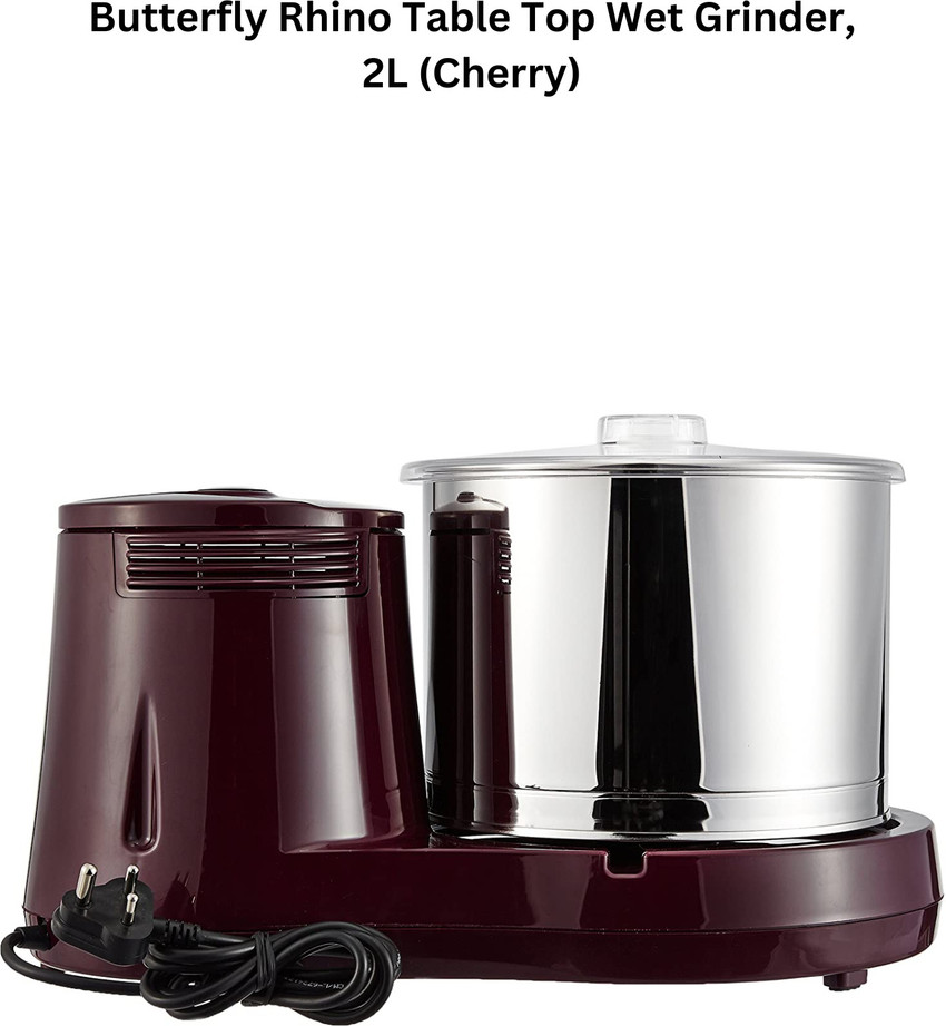 Butterfly rhino table top wet grinder 2l sale