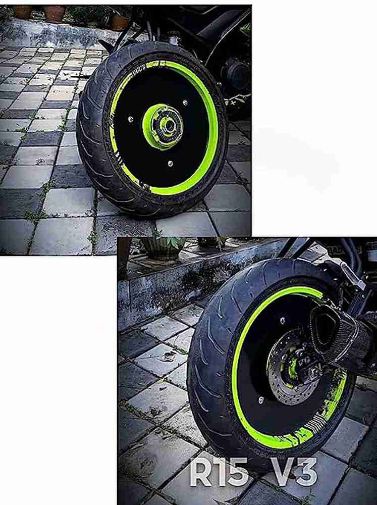 Wheel cover clearance for motorcycle