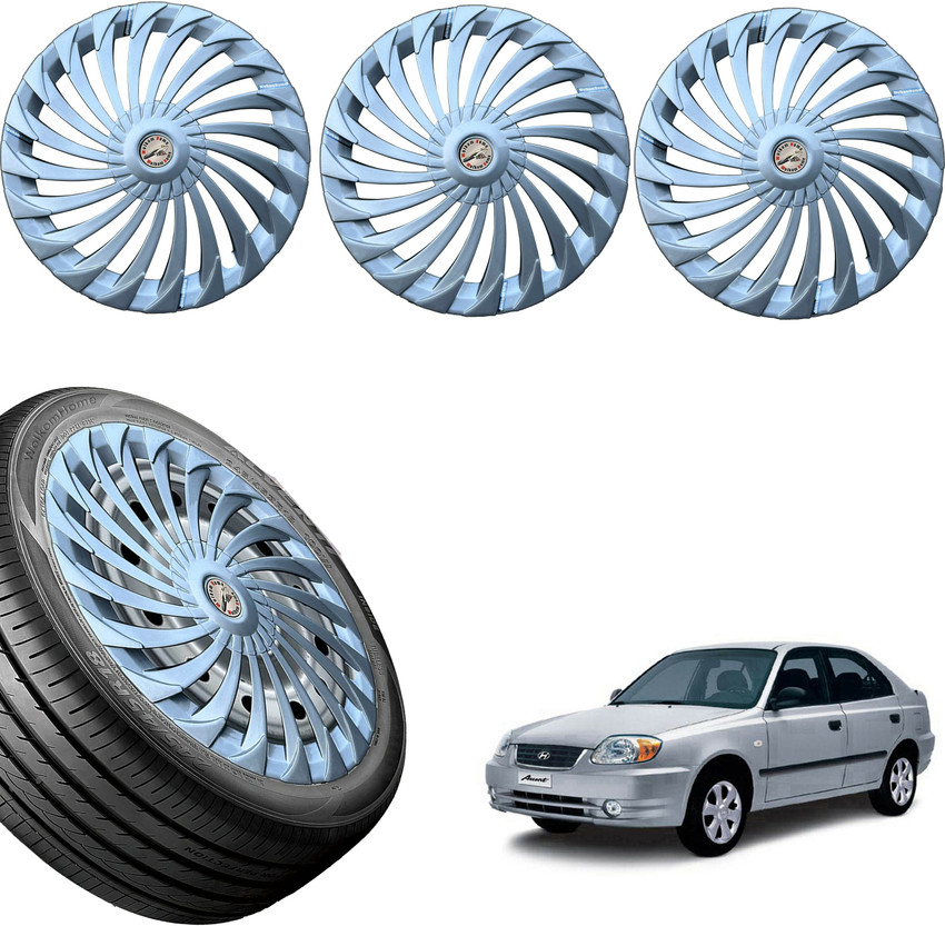 WolkomHome Car accessories Wheel cap Hub Cap Turbain Silver 14