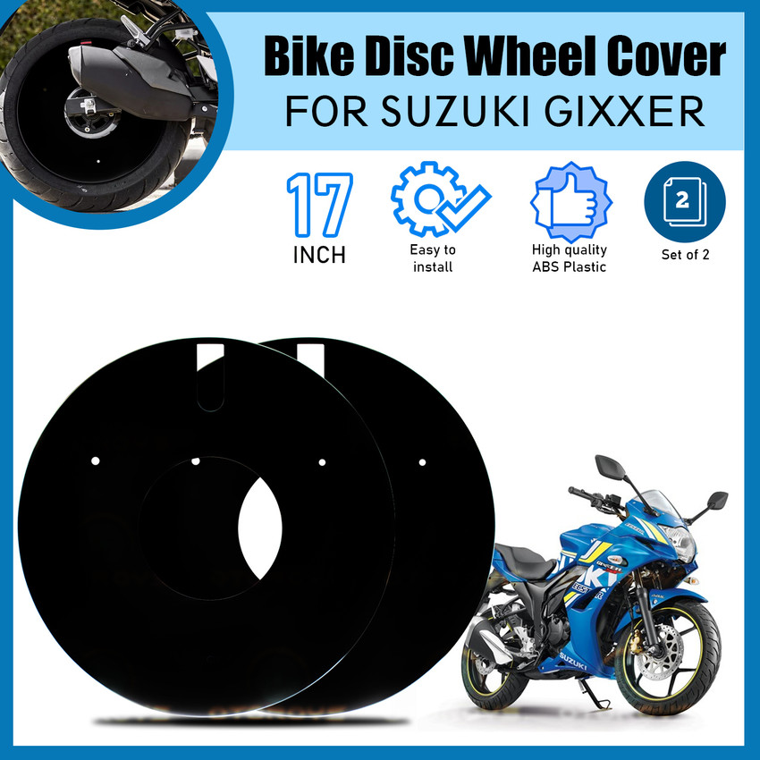 Atoray 17 Inch 2pcs Acrylic PRO Disc Bike Wheel Cover For SUZUKI GIXXER Bike Fairing Kit Price in India Buy Atoray 17 Inch 2pcs Acrylic PRO Disc Bike Wheel Cover For