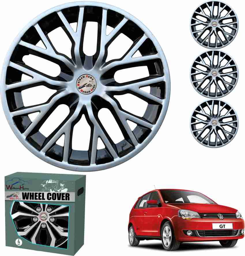 WolkomHome Car accessories Wheel cap, Hub Cap Delta Silver Black 15 Inch  Wheel Cover For Volkswagen Polo GT 1.5 TDI Price in India - Buy WolkomHome  Car accessories Wheel cap, Hub Cap