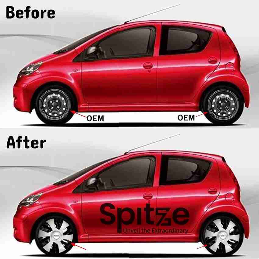 Toyota aygo wheel sales caps