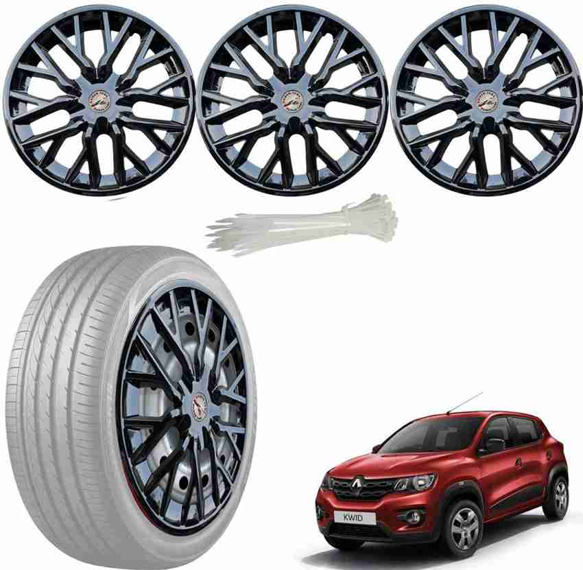 WolkomHome Wheel cap Hub Cap WheelCover Full Black Car