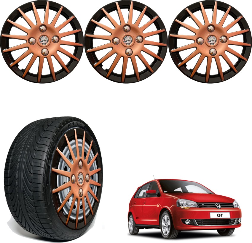 WolkomHome Car Wheel cap, Hub Cap 15 Inch Wheel Cover Multi Spike Black  Copper CCR201 Wheel Cover For Volkswagen Polo GT 1.5 TDI Price in India - Buy  WolkomHome Car Wheel cap