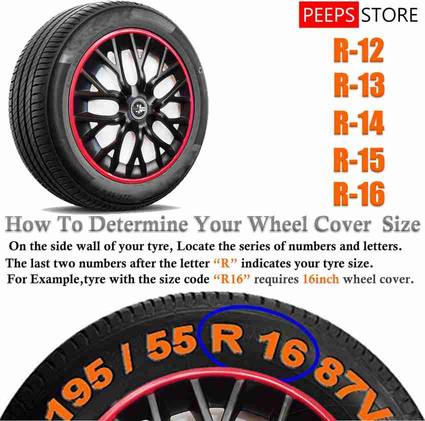 PEEPS STORE PHOENIX 14 Inch Maruti Swift Type 1 Wheel Cover For