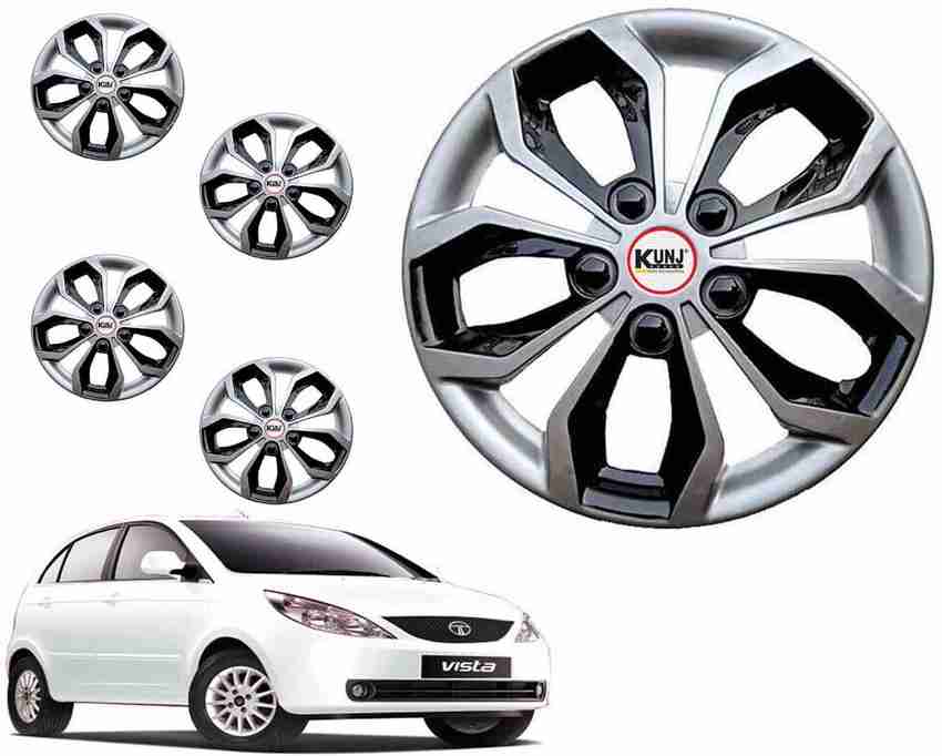 Kunj Autotech 14 Inch Wheel Cover Double Color Vista Wheel Cover For Tata Indica Vista Price in India Buy Kunj Autotech 14 Inch Wheel Cover Double Color Vista Wheel Cover For