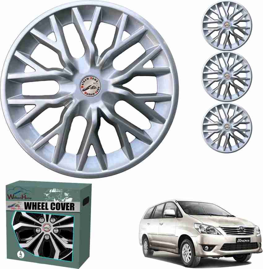 WolkomHome Car accessories Wheel cap Hub Cap 15 Inch Delta Silver