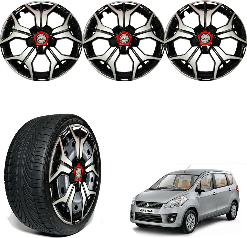 WolkomHome Car accessories Wheel cap Hub Cap 15 Inch Scherp Black