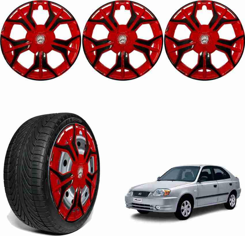 WolkomHome Car accessories Wheel cap Hub Cap 14 Inch Scherp Black
