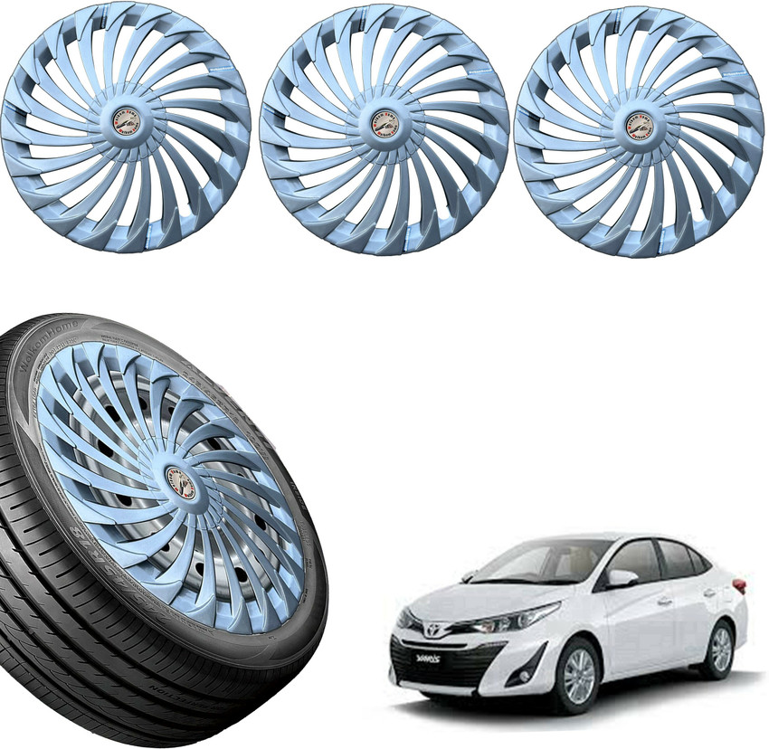 WolkomHome Car accessories Wheel cap Hub Cap Turbain Silver 15