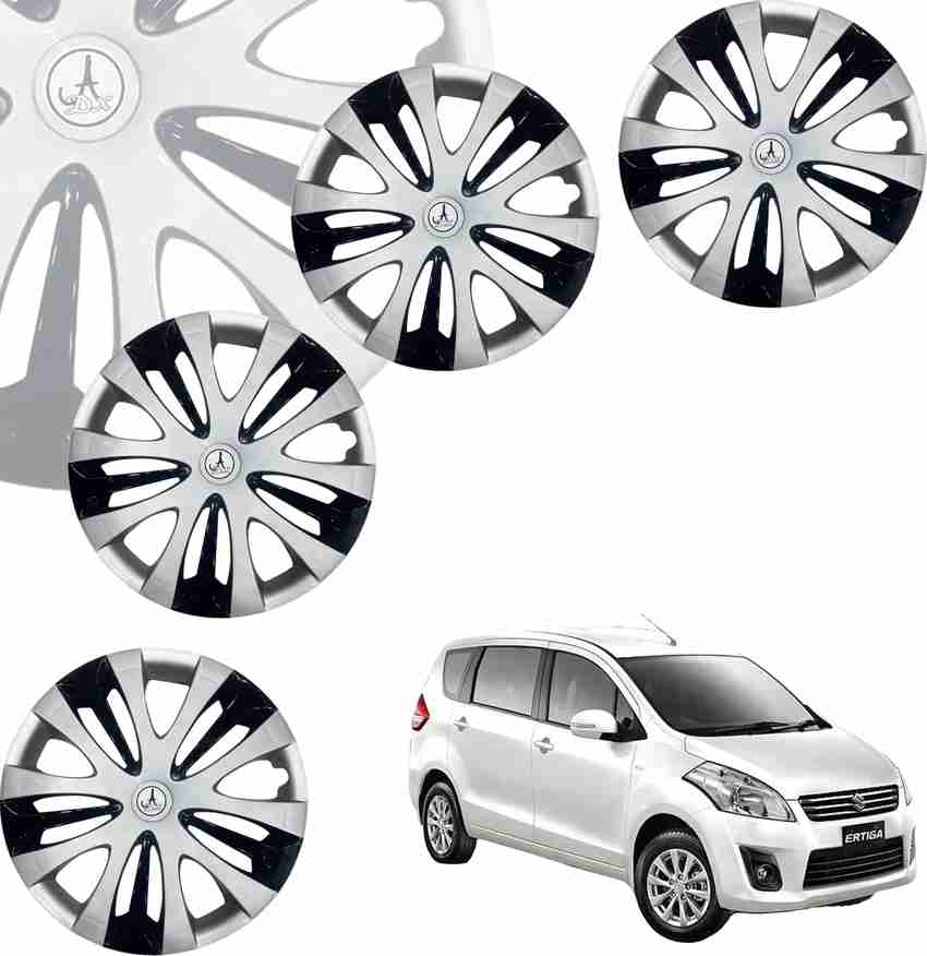 HOTRENZ CAR WHEEL CAP WHEEL COVER ERTIGA OLD DEGINE SILVER BLACK COLOUR 15 INCH Wheel Cover For Maruti Ertiga Bolero Zest Polo Innova Manza SX4 Sumo Etios Baleno Xylo Glanza V Price in India