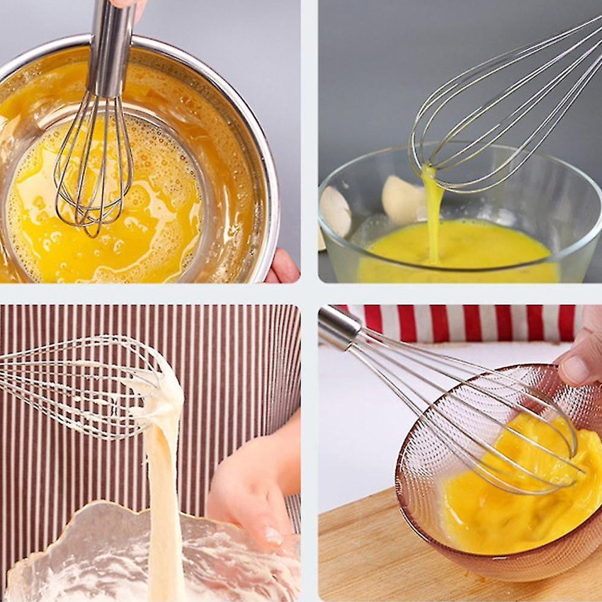 1pc Kitchen Whisk Silicone Balloon Wire Whisk, Egg Beater Milk