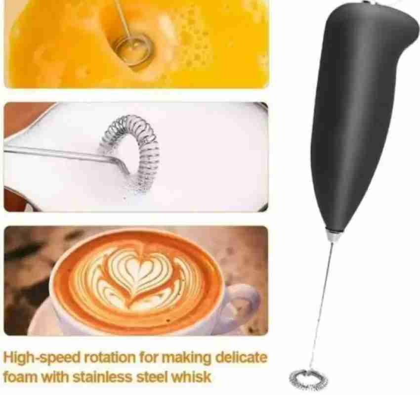 Coffee Beater Mixer Frother for Latte, Egg Beater, Hand Blender Multicolour  Pack of 1