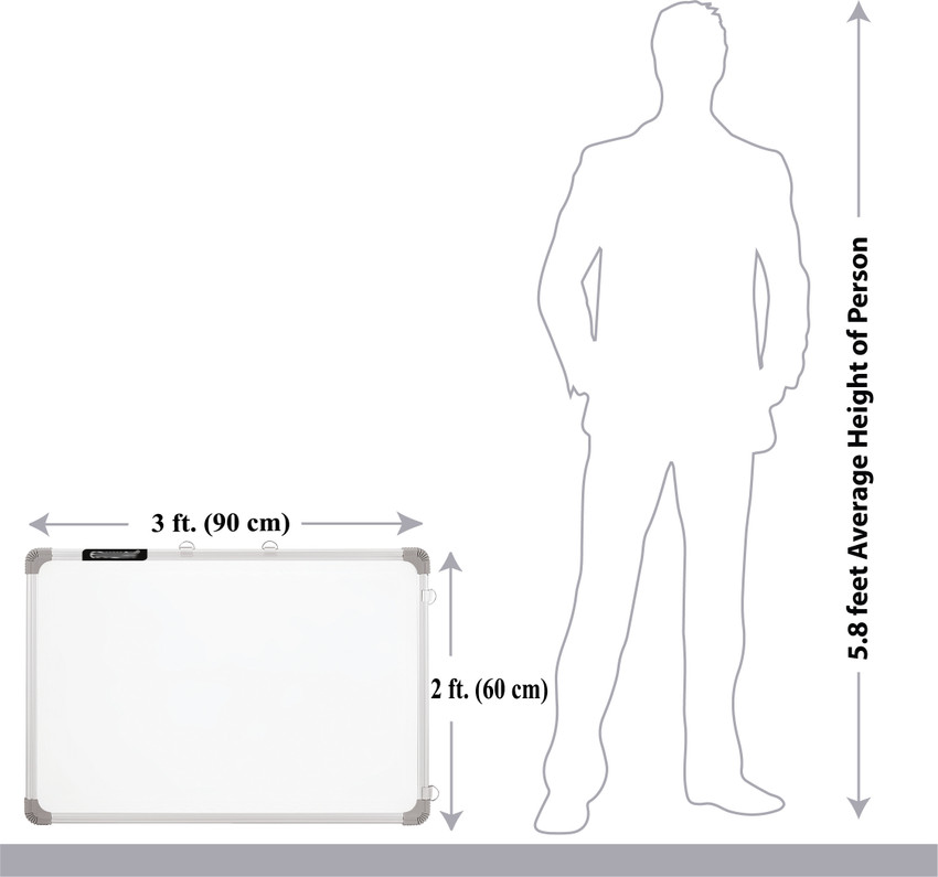 Flipkart Mahit Systems Magnetic 1.5x2 feet 41x59 Cms Whiteboards Whiteboards
