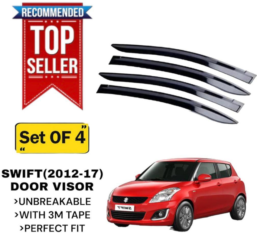 GENFRIDD For Non convertibles Front Wind Deflector Price in India