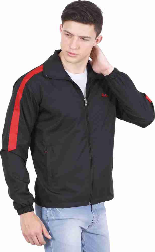 PLUTUS Solid Men Wind Cheater Buy Red Black PLUTUS Solid Men