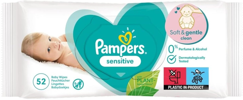 Pampers 2025 sensitive wipes