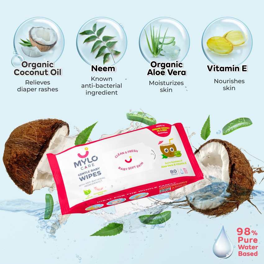 Coconut oil baby wipes deals