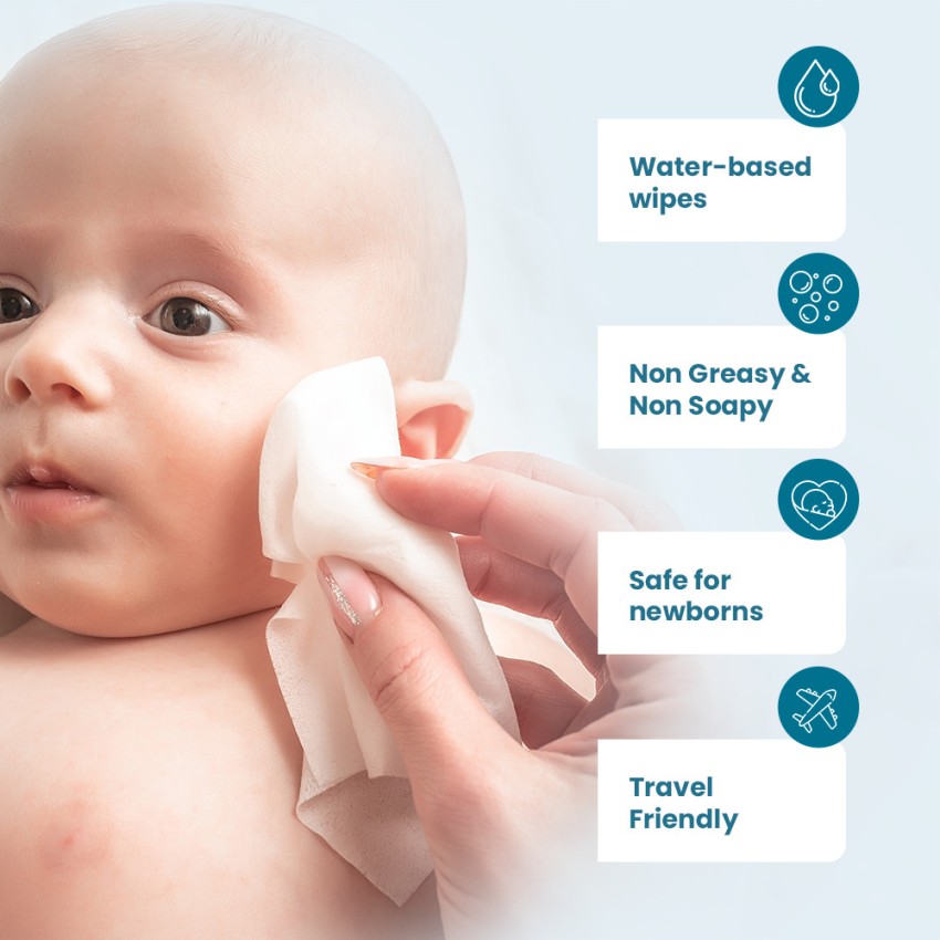 Get 98% Water-Based Wipes With Plant-Based Fabric For All Baby