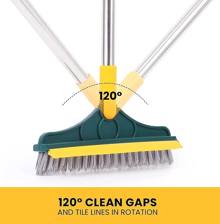 New upgraded premium Quality of 3 in 1 (2 brushes and a viper) scrap tile  brush available - Viper Brush 2-In-1 Cleaning Scrub Brush