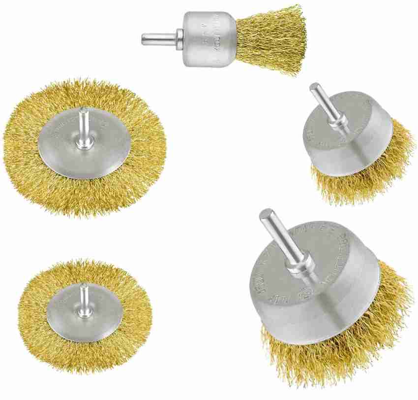 Hard Brass Wire Brush Wheel, For Industrial, Brush Size: 2 - 5 inch at Rs  1000/piece in Nagpur