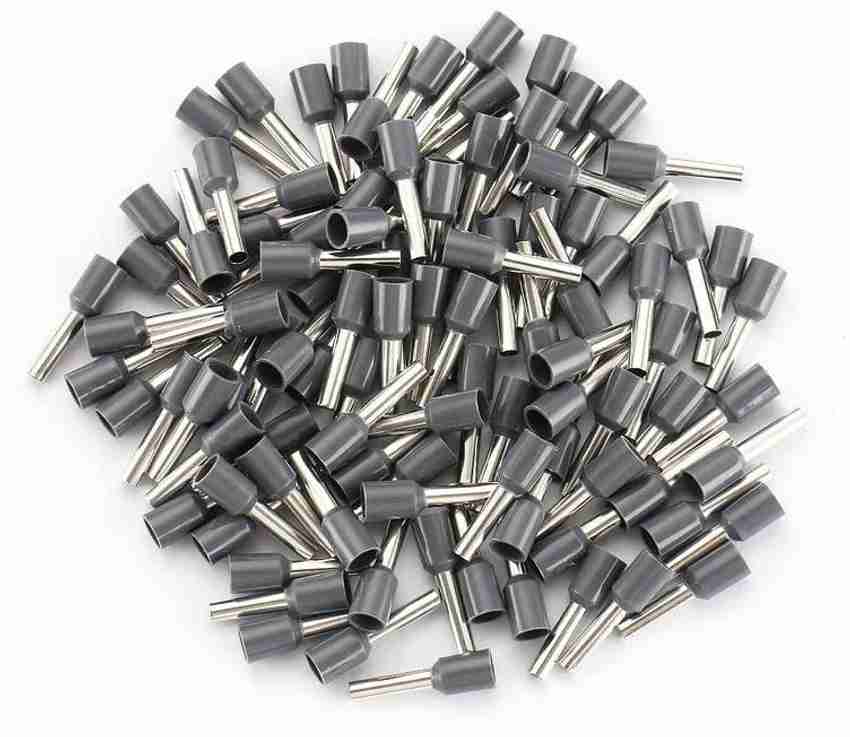 ERH India 200 Pcs Ferrule Copper Crimp Connectors AWG12 Ferrule
