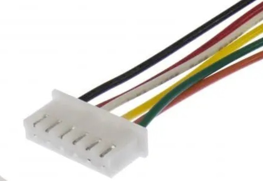 rtsense 6 Pin JST XH 2.54mm Pitch Female Plug with Cable Wire Connector  Price in India - Buy rtsense 6 Pin JST XH 2.54mm Pitch Female Plug with Cable  Wire Connector online