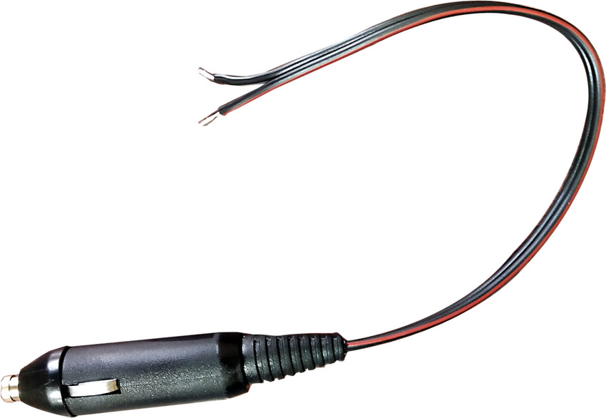 Cigarette lighter male store plug with leads