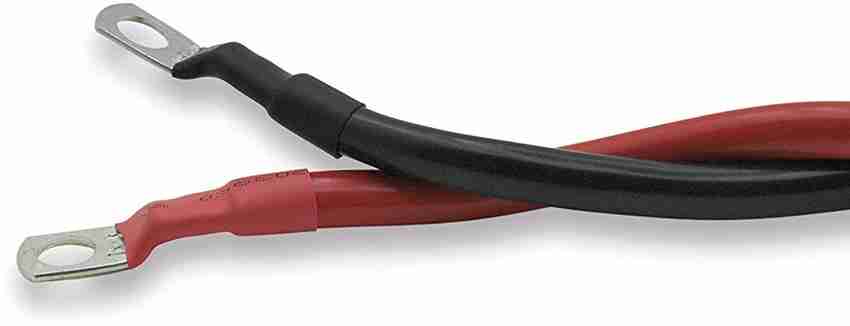 GLOBOMOTIVE Battery Inverter Cable Set with Terminals Red and