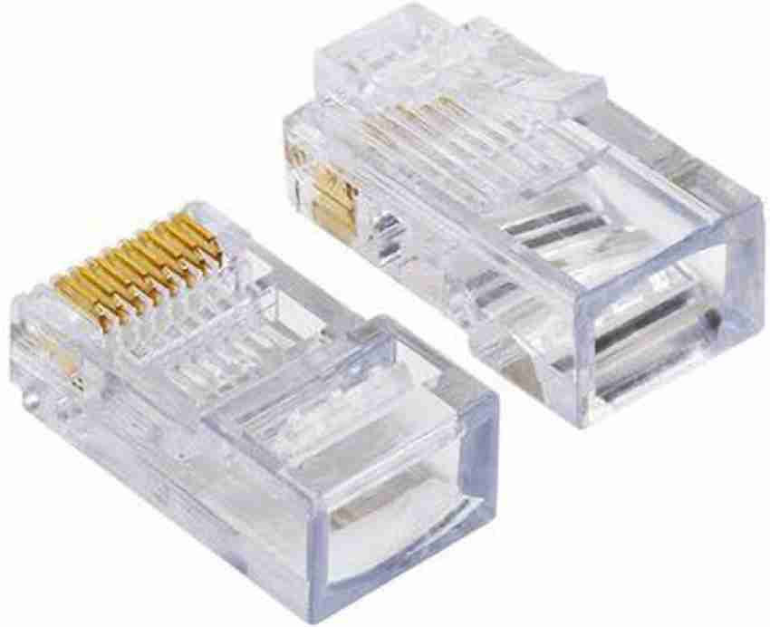 Dlink RJ45 Connector Module Plugs - Pack of 10 Pcs. Network Interface Card  / RJ45 Wire Connector Price in India - Buy Dlink RJ45 Connector Module Plugs  - Pack of 10 Pcs.