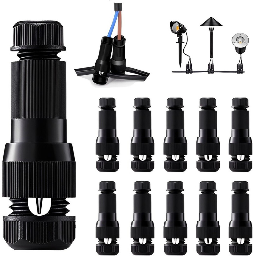 Landscape hotsell lighting connectors