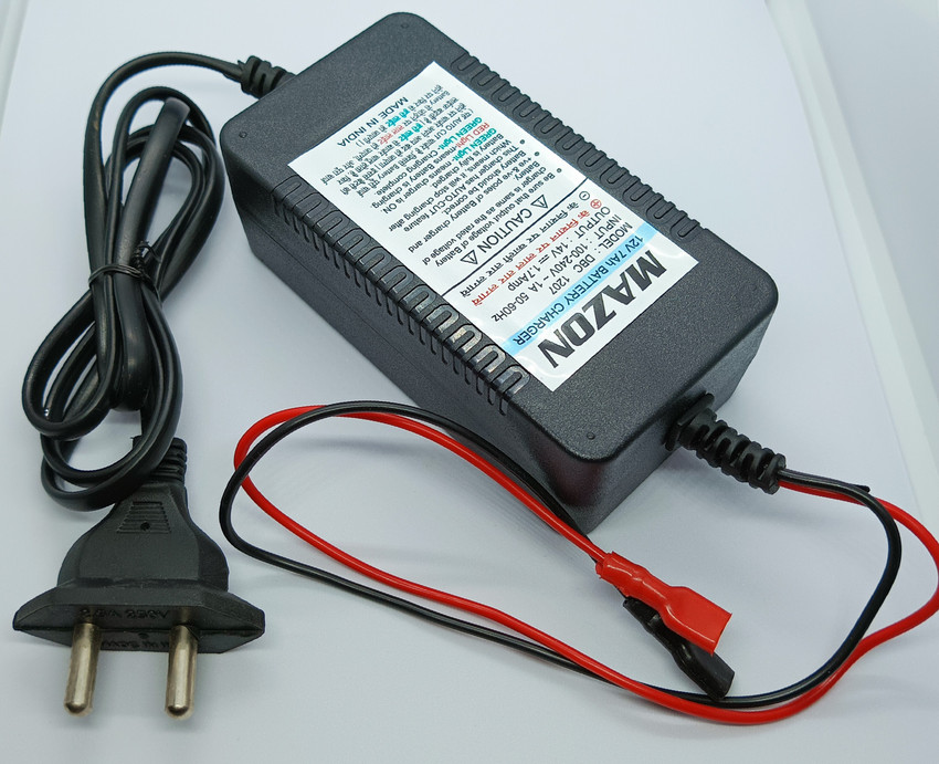 12 volt battery charger adapter deals
