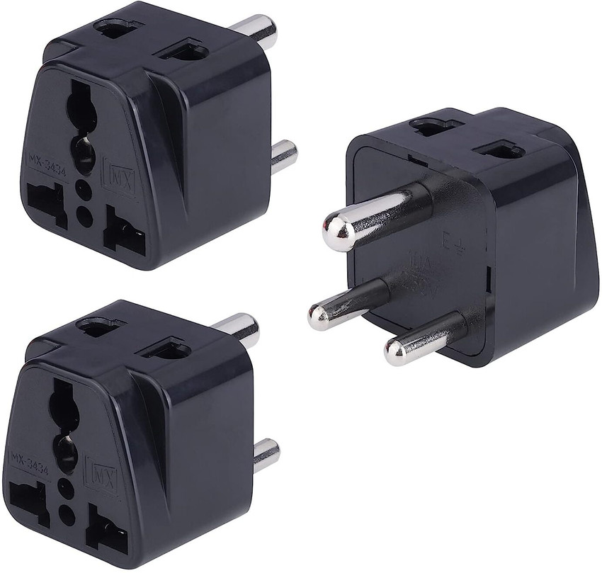 MX Universal Socket Plug Type B USA UK China MX3434 Pack of 3
