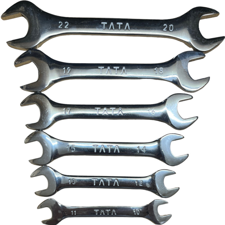 TATA AGRICO DOE Spanner Set Of 6 Double Sided Open End