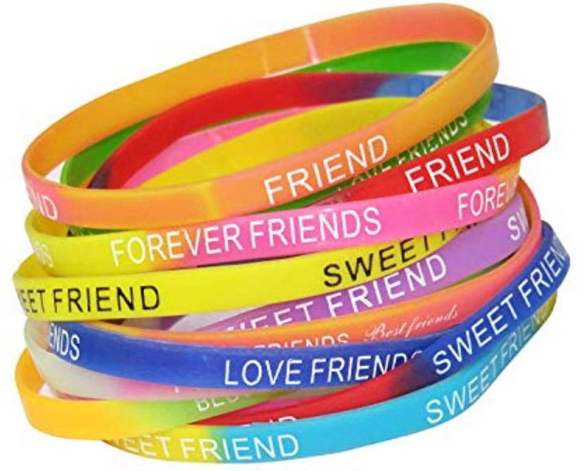 Tickles Silicone Friendship Band for Friendship Day Free Size Boys Girls