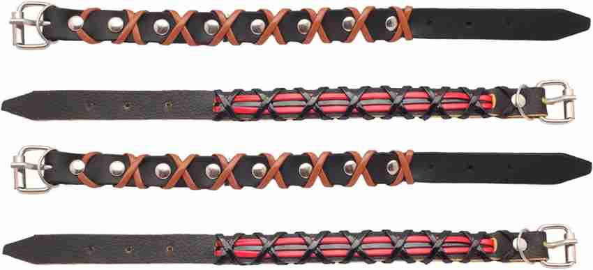 RN Bandhan Friendship band for Girls Set of 4 pcs | Leather Belt 