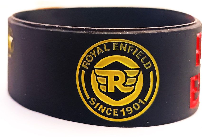 Lapaas Lifestyle ROYAL ENFIELD Black Wristband Rubber Handband For Boys Black Pack of 1 Boys Price in India Buy Lapaas Lifestyle ROYAL ENFIELD Black Wristband Rubber Handband For Boys Black Pack
