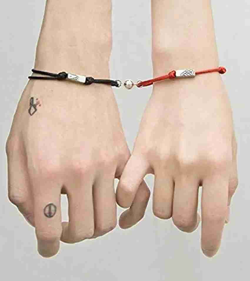 Magnetic couple bracelets clearance flipkart