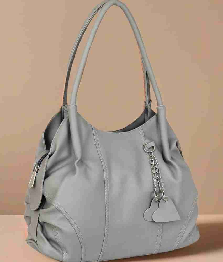 Buy FL first look Women Grey Shoulder Bag GREY Online Best Price