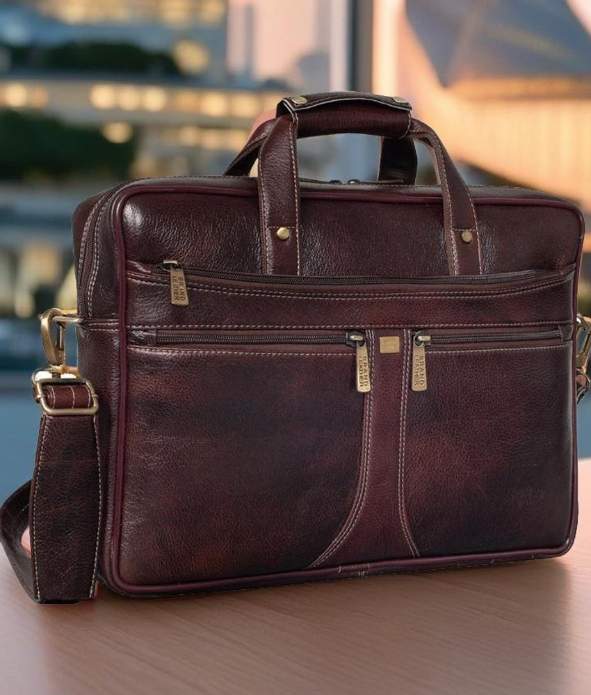Men's bag leather top brands store