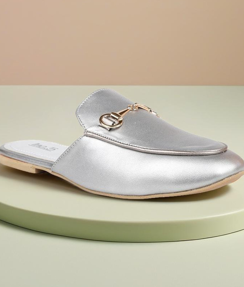 Inc.5 Women Silver Flats Shop Online for Footwears in India Flipkart