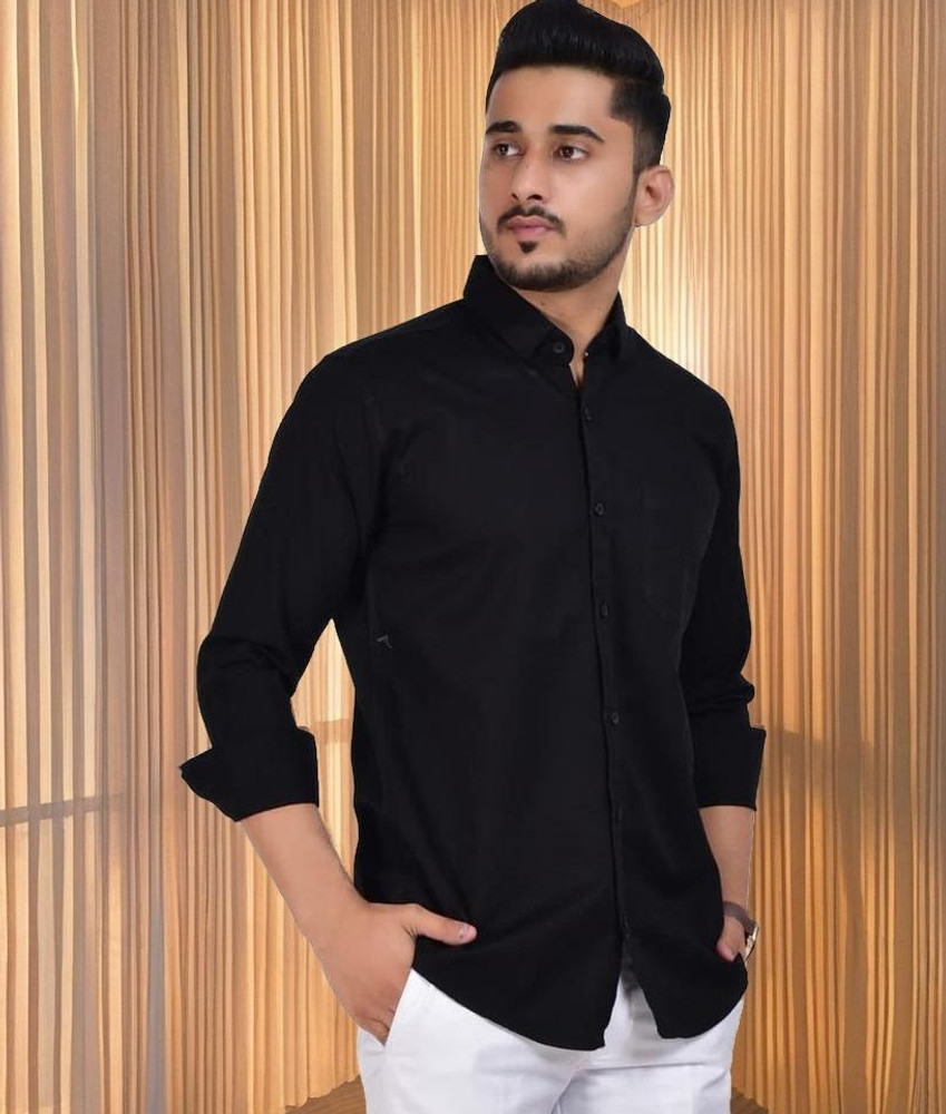 Black shirt top flipkart