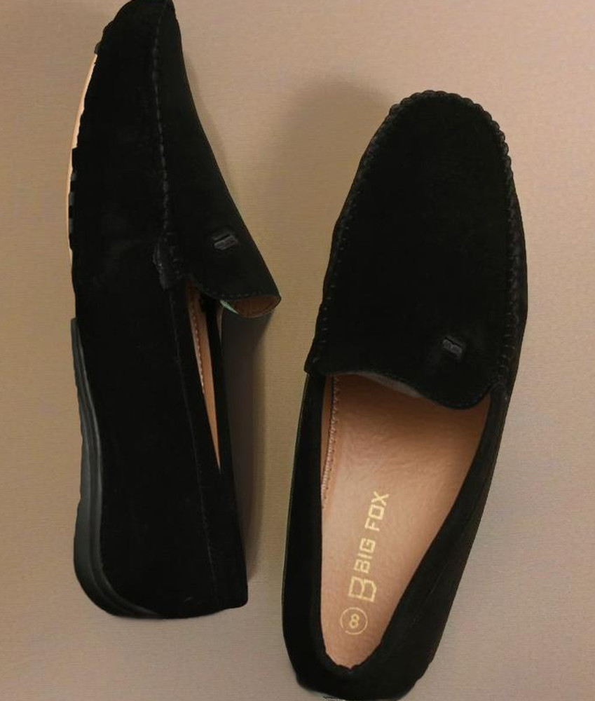 BIG FOX Classic Suede Footwear Loafers For Men