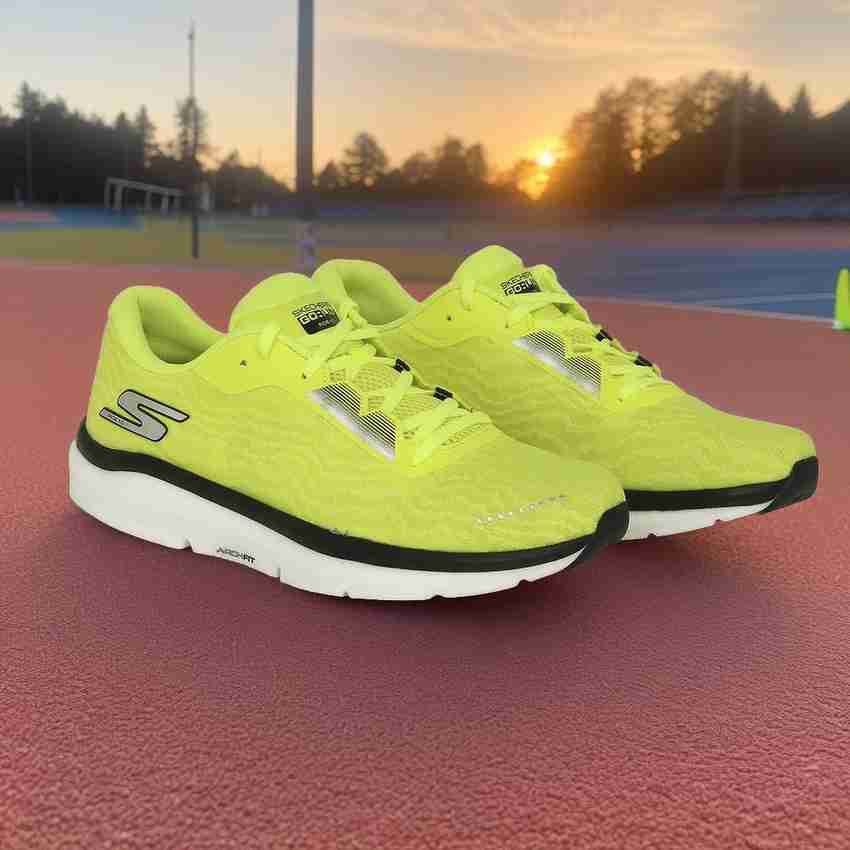 Yellow skechers cheap go walk